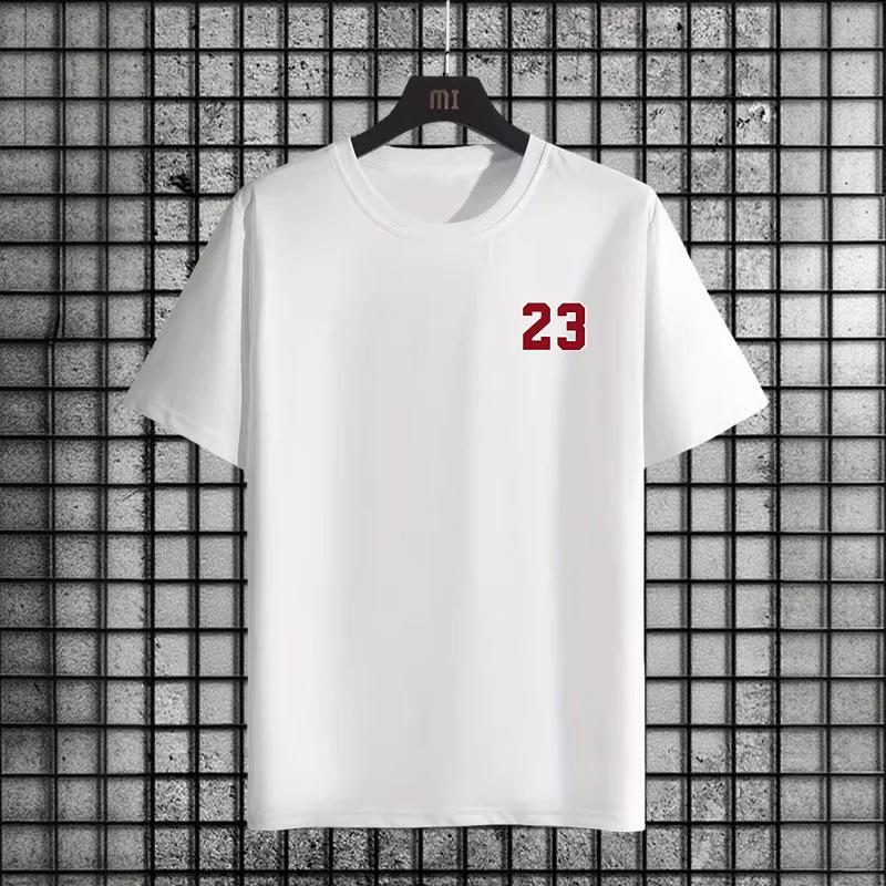 2025 Mens Organic Cotton TShirt Eco Friendly Basic Tee Soft Round Neck Breathable Minimalist Style Summer Casual Fashion Tops