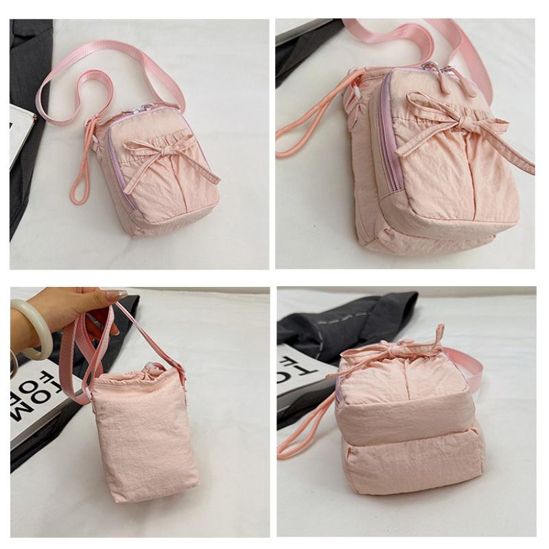 Bowknot Water Bottle Storage Bag Drawstring Waterproof Sport Shoulder Bag Portable With Strap Phone Pouch Cup Accessories