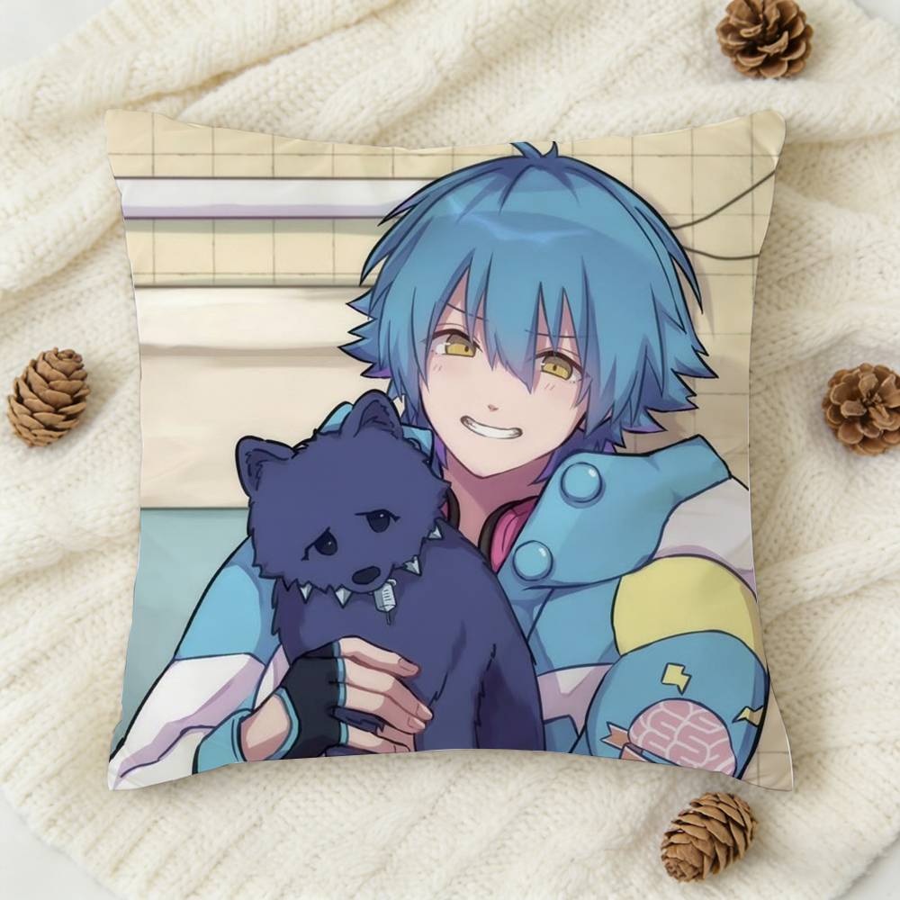 Aoba Seragaki DDRAMAtical Doublesided Printed Square Decorative Cushion Cover for Sofa Living Room Home Decor