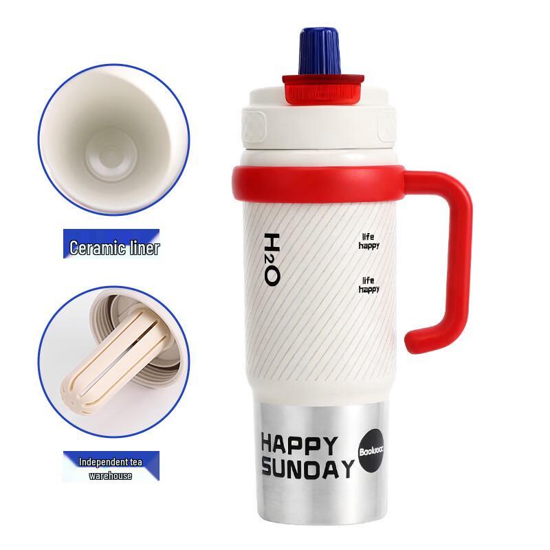 

Shangqi 800ml Stylish Ceramic Lined Insulated Tumbler