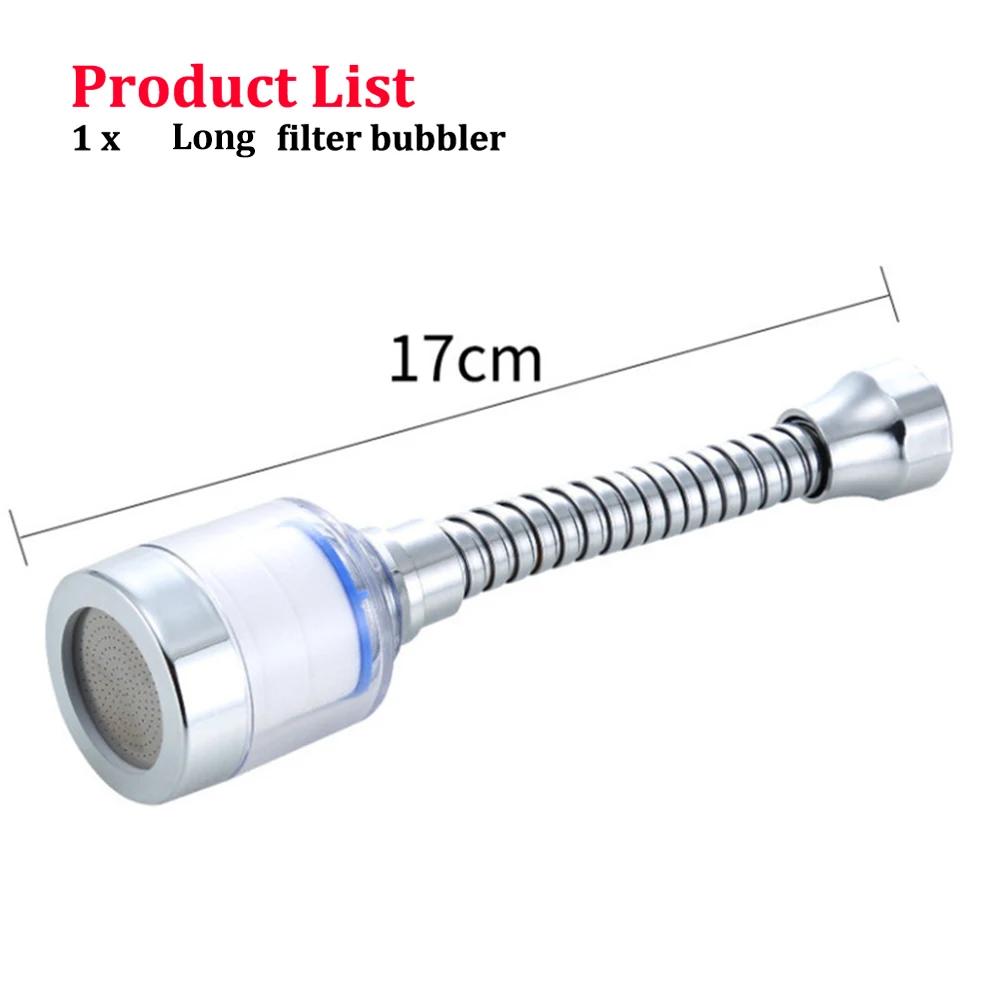 Faucet Water Filter For Kitchen Water Purification Filter Remove Chlorine Heavy Metals PP Cotton 360 Swivel Filtration Purifier