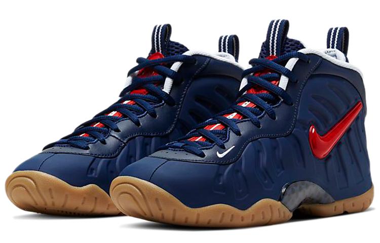 Nike Little Posite Pro 'Blue Void University Red' Gs 644792-405