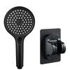 New Round Booster Shower Head Three-speed Large Panel Handheld Shower Head Home Bath Shower Set