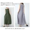 Sleeveless Long Dress with Crew Relaxed Solid Everyday Summer [CoeFodMavo] Women's Belt, Neck, Pockets, A-line Silhouette, Figure-Flattering, Fit,
