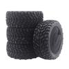 4PCS RC Racing Car 75mm Beadlock Rubber Wheel Tires & Rims Heavy Bearing Spare Part of MN90/99S Wltoys 1:12 R/C Model