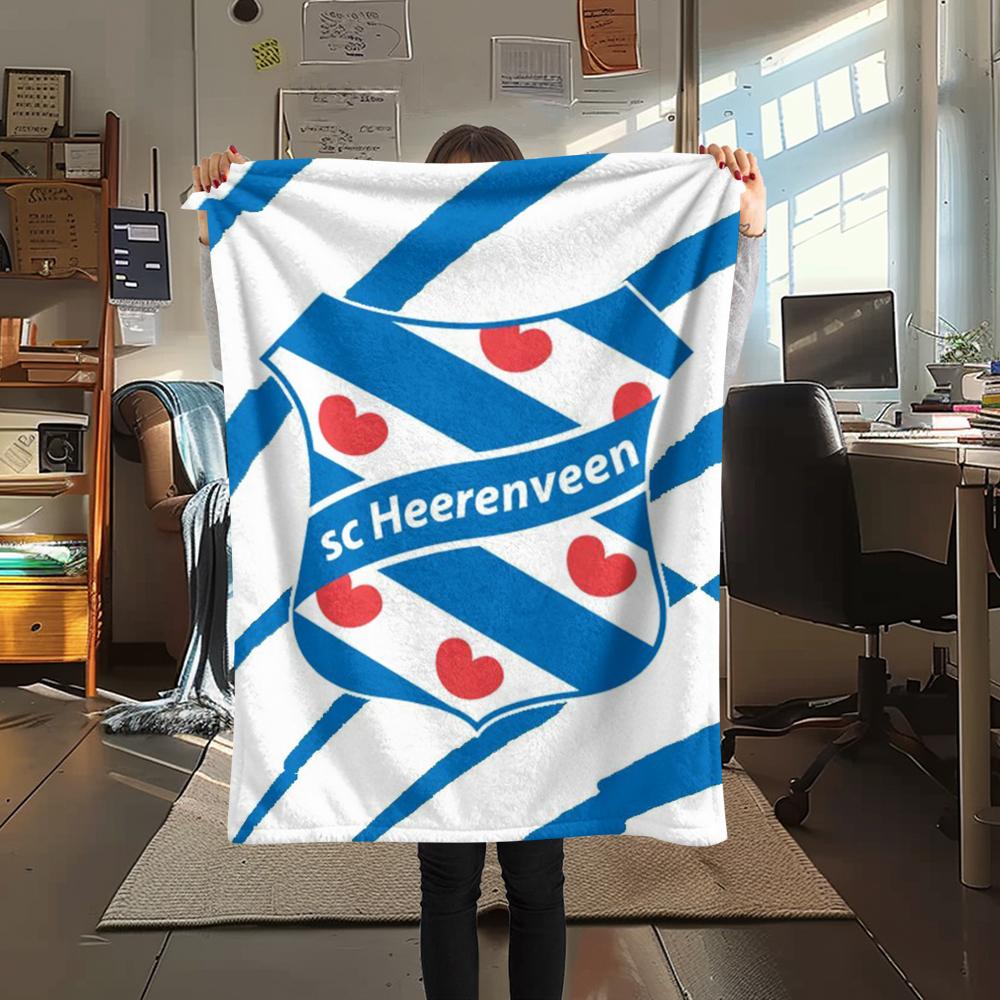 1pc SC Heerenveen Print Flannel Blanket, High quality Comfortable for All Seasons, Home Decor, Warmth and Comfort, Perfect for Christmas Gifts83