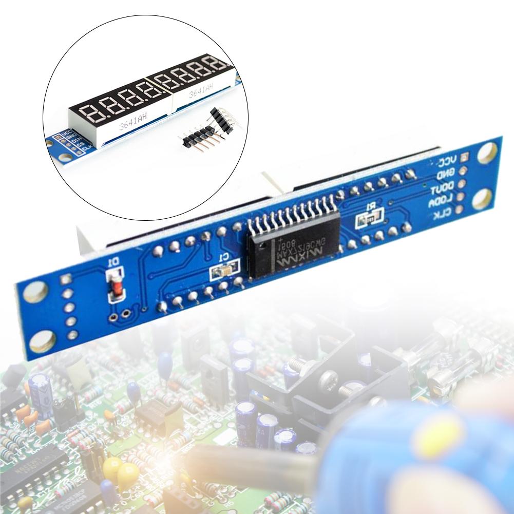 TM1637/TM1638/MAX7219 4/8 Digit Tube LED Segment Display Module for Arduino Clock RED Anode Tube Driver Board
