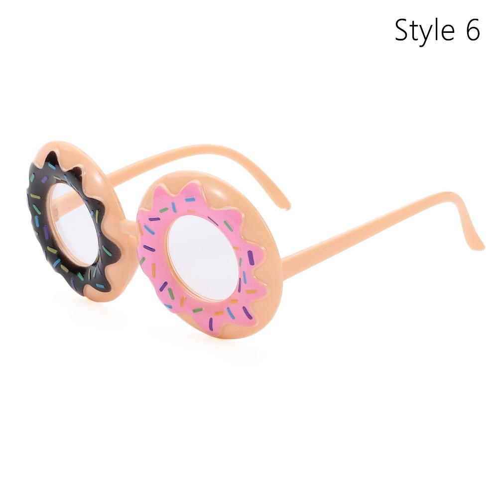 Trendy Luau Party Props Fruit Design Beach Photo Glasses for Women & Men