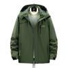 Casual Men's Cotton Jacket Hooded Windproof Winter Daily