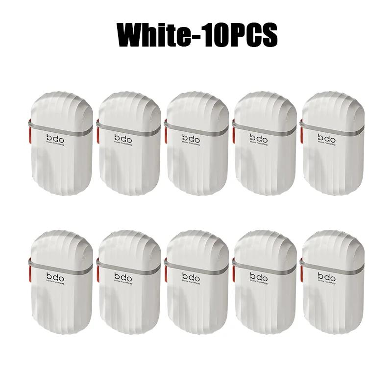 10Pcs Sealed Soap Box Double Layer Drainage Soap Shelf Transparent Travel Waterproof Bathroom Accessories Travel Soap Holder