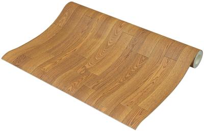 Hagihara Free-Cut Flooring Sheet, Wood Grain, Natural, Approx. 90 X 100 Cm