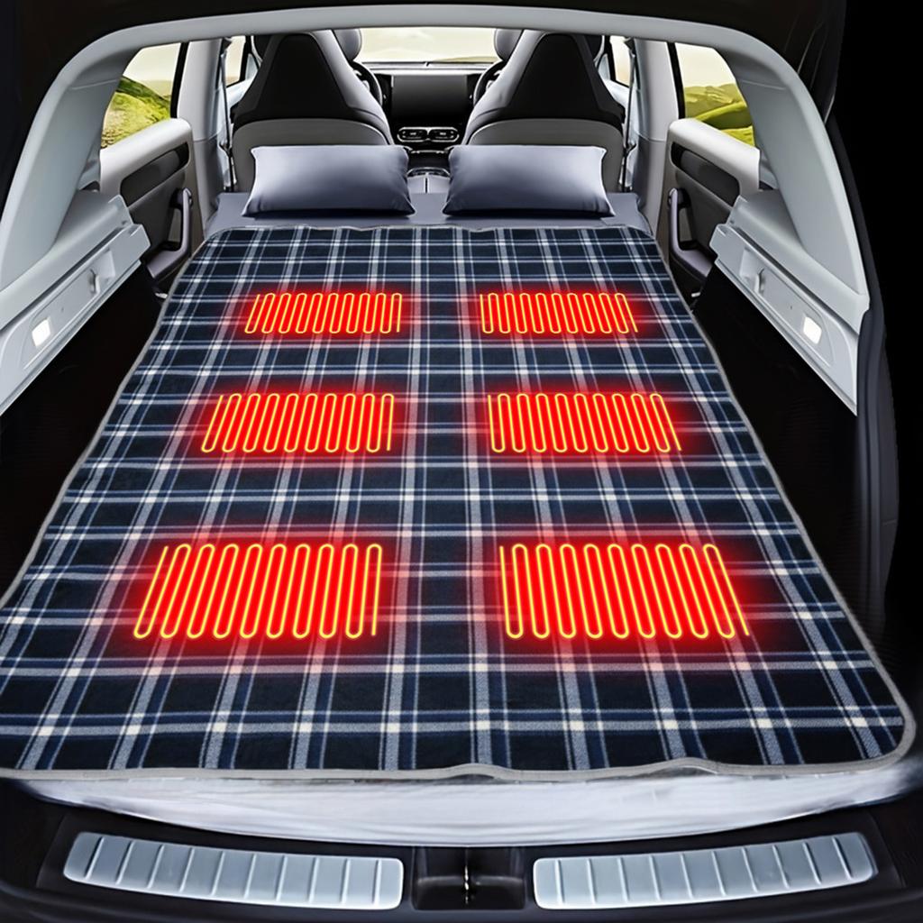 Elektrische Heizkissen für den Außenbereich 3 Einstellbare Temperaturen mit 6 Heizzonen für Camping, Rucksackreisen oder Wandern bei kaltem Wetter