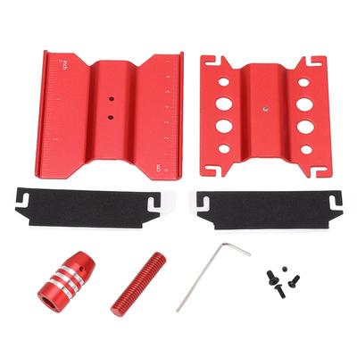 RC Car Work Stand Repair Work Station 360 Rotation Aluminum Alloy 1 18 1 24 Scale for SCX24 Remote Control Car Red
