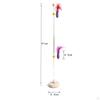 Bird Pole Toy with Sliding Mechanism, Interactive Pecking Action for Kids