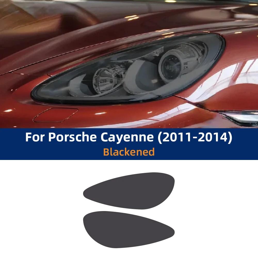 TPU Per 2011 2012 2013 2014 Porsche Cayenne Auto Faro Posteriore Fanale Posteriore Pellicola Trasparente Affumicata Protezione Anti-graffio Adesivo.