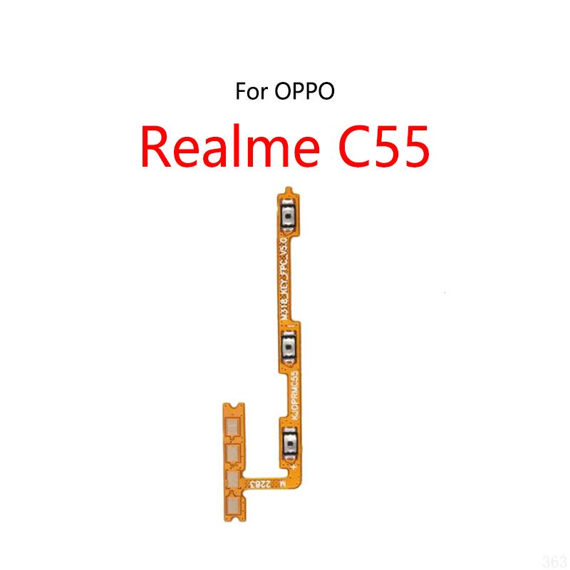 Power Button Switch Volume Mute Button On / Off Flex Cable For OPPO Realme C55