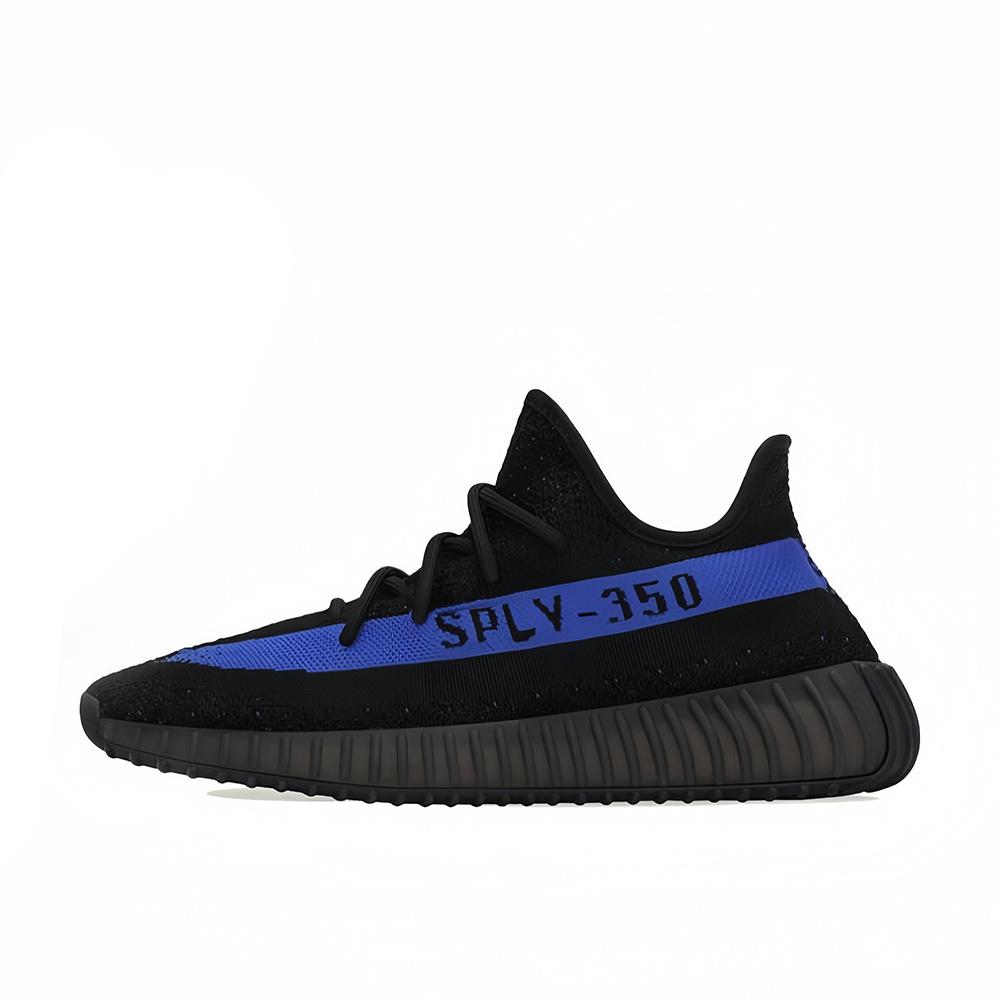 Adidas Originals Yeezy Boost 350 V2 Abrasion Resistant Low top Running Shoes Unisex Black GY7164(Team499- )