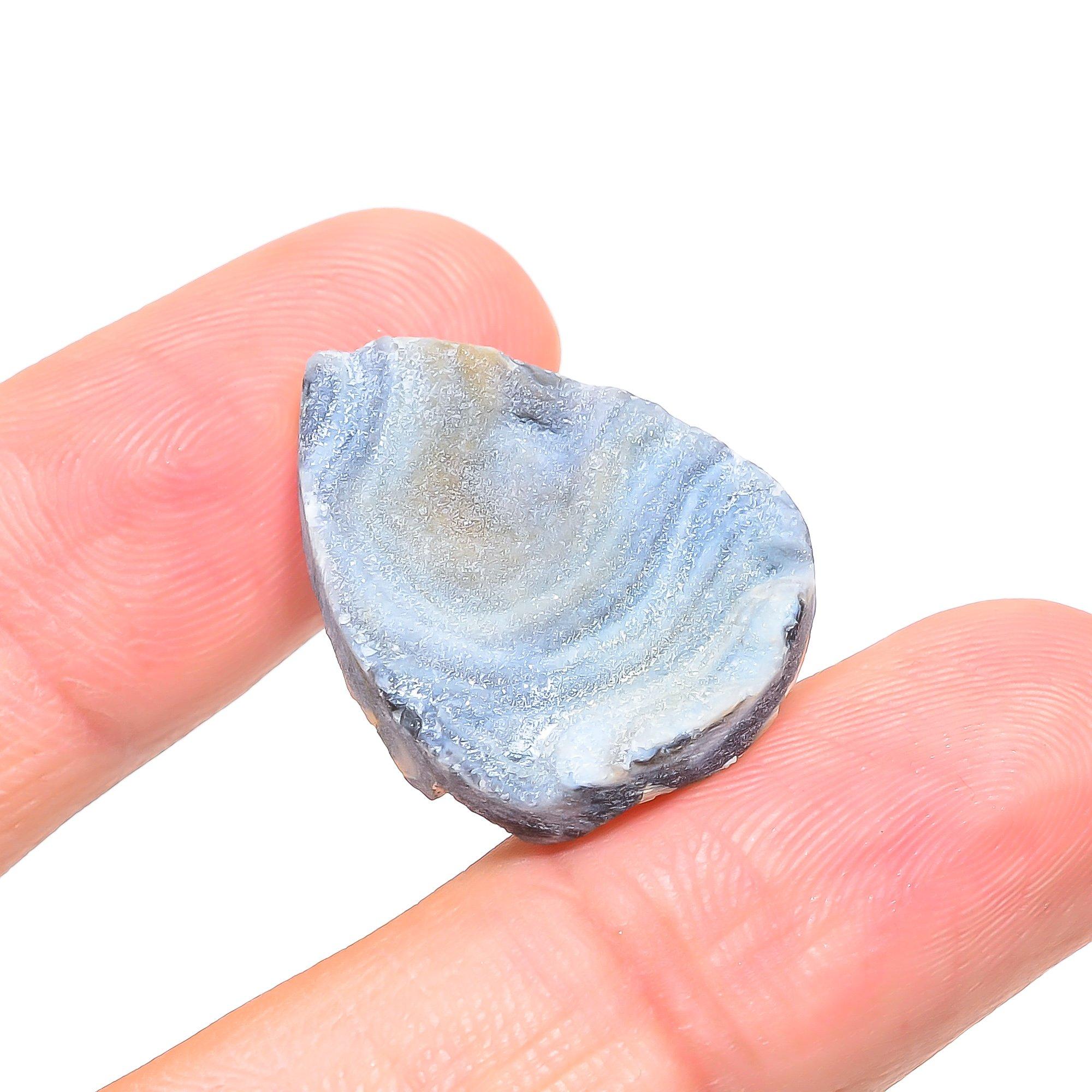 

Desert Rose Druzy 2.1x2.6mm Natural Cabochon Fine Loose 21.7Cts. T5v62 білий