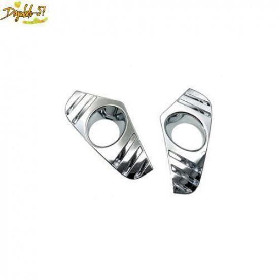 Chrome Car Exterior Front Fog Light Lamp Cover Trim For Toyota RAV4  New