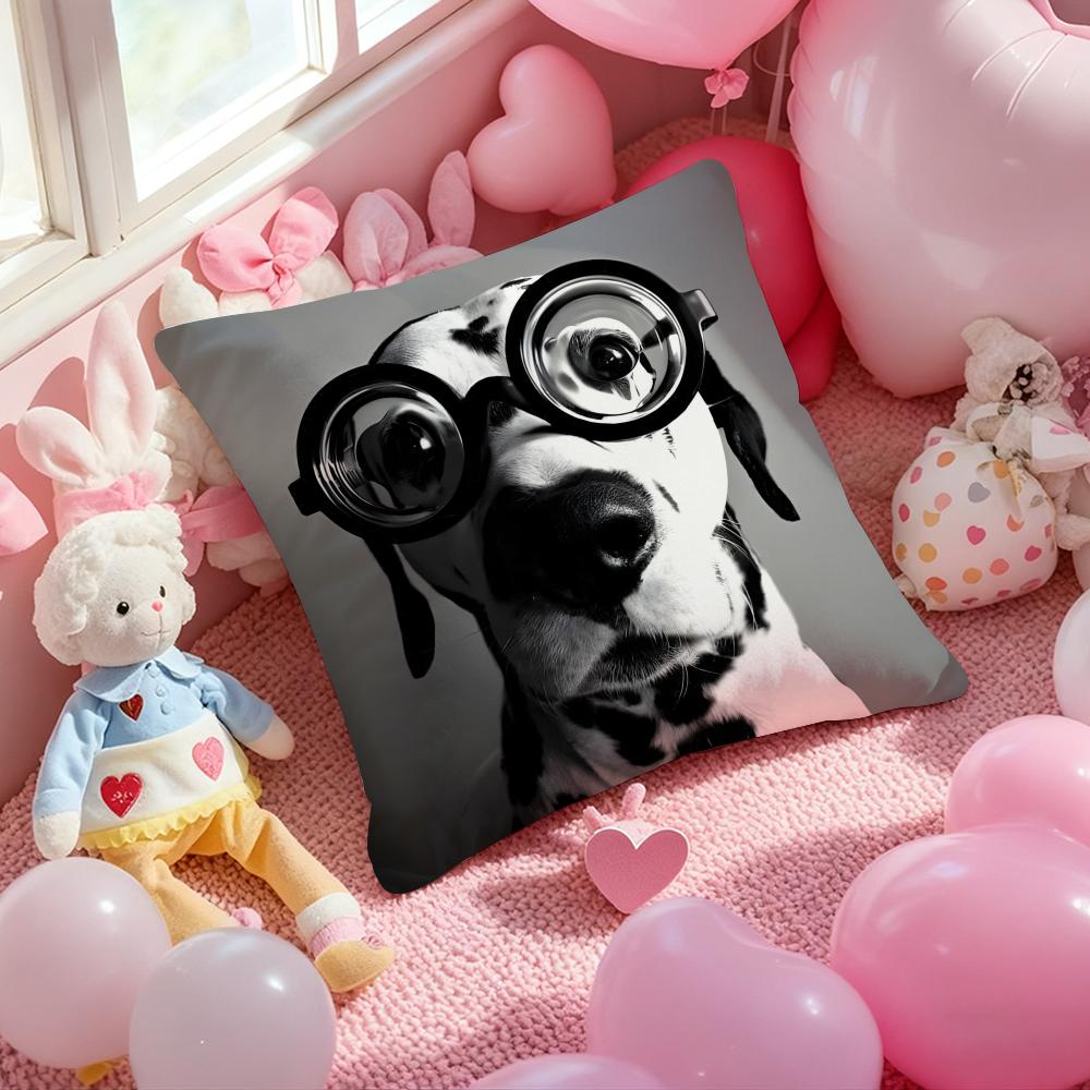 Advanced Black White Pillow Case Soft Plush Fabric DoubleSided Printed Cushion Cover Warm Winter Sofa Pillow Case