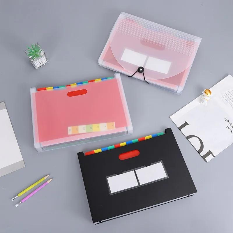 

Расширяющаяся папка-регистратор с 13/25 карманами формата А4, большая вместимость, портативная папка-гармошка с карманами для файлов, органайзер для папок