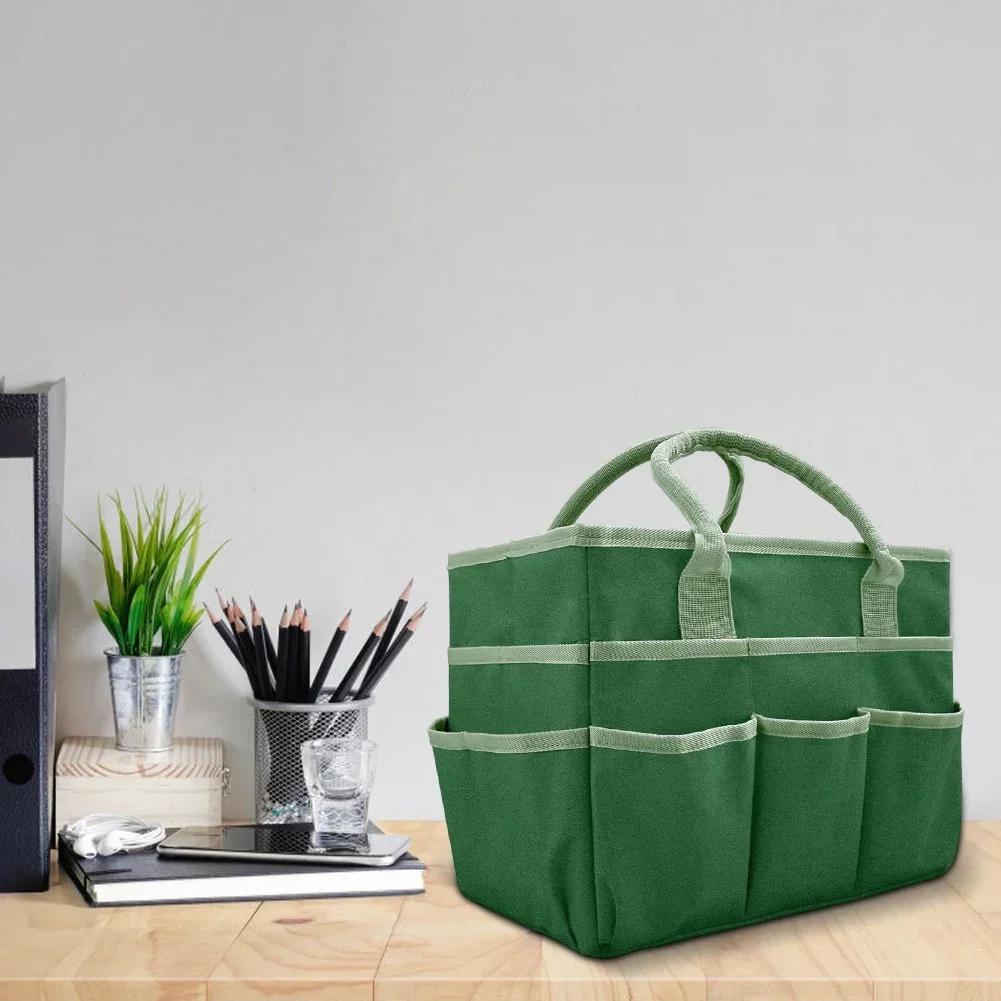 1PC All-in-one Craft Carrying Bags 33*19*24cm Art Organizer Craft Storage Tote Bags With Pockets And Handles, Oxford Fabric