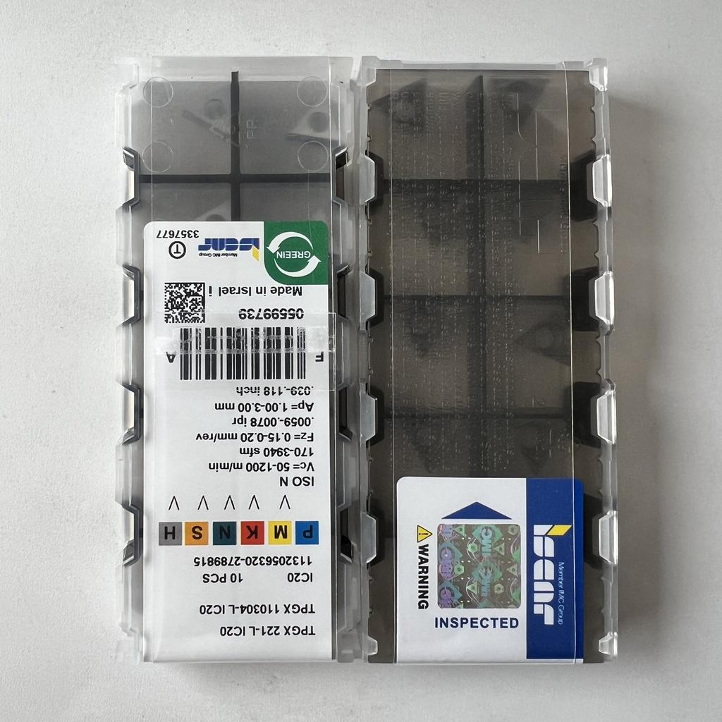 ISCAR / TPGX110304-L IC20 / Industrial indexable carbide inserts 10 Pcs