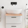 VidaXL Light Brown Bathroom Countertop 40x50x4 Cm Treated Wood 3156096