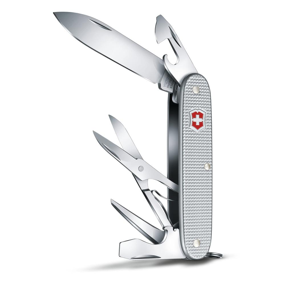 VICTORINOX Pioneer X ALOX Silver for Outdoor Emergency and Disaster Includes and Drilling Compact and Multi-Tool Camping, Preparedness, Preparedness.