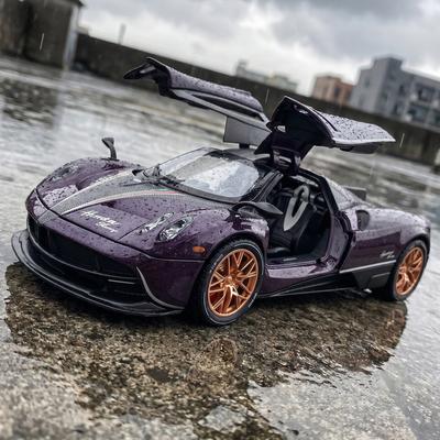 1:22 Pagani Huayra Dinastia Hypercar Alloy Metal Diecast Model Car Pull Back Children Toy Car Birthday Gift For Boy Kid Friend