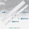 Hzfluo Reverse Fuji Fluorescent Light LED Base Light Integrated Fixture 50W Type Equivalent to 2 Lights Daylight White 5000K 8000lm 50W High