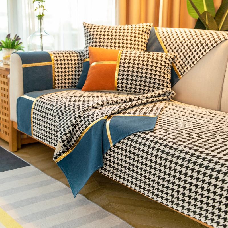 Qianniao Chenille Sofa Cushion General Nordic Anti-skid Summer Cushion Sofa Cover Sofa Cover