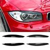 For BMW 1 Series E81 E82 E87 E88 2004-2014 Headlight Eyebrow Eyelid Cover Trim Exterior Modification Tuning Accessories Body Kit