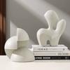 Resin Geometric Sculpture Accessories Items Home Livingroom Entrance Statue Decoration Hotel Store Desktop Figurines Ornaments