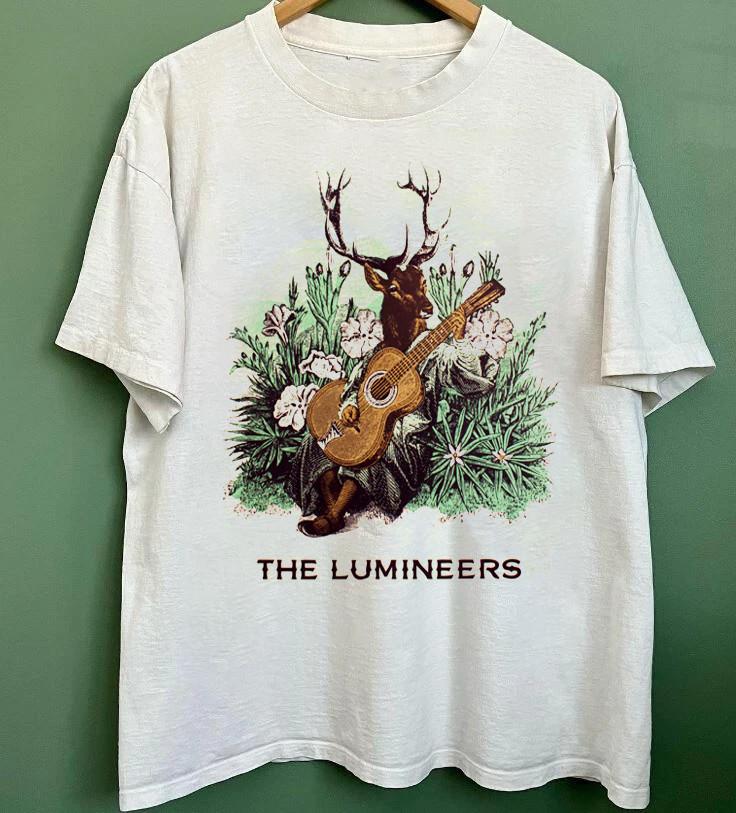 Vintage The Lumineers Cleopatra T-Shirt Kurzarm Weiß S-5XL FF266 Unisex T-Shirt
