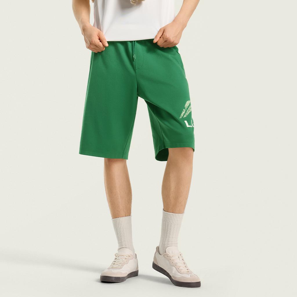 Li Ning Sports Lifestyle Series Quick-Dry Cool Antibacterial Logo Casual Shorts Men Shorts AKSW233-5