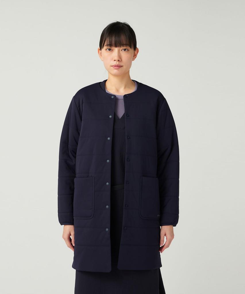 Snow Peak Flexible Insulated Long Cardigan Navy 2 SW-25AW001, Women's,