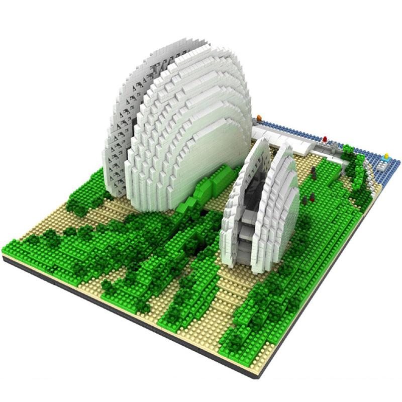 World Famous City Architecture Mini Building Blocks Model Educational Toys for Children Gifts Compatible with Brands Mini Bricks