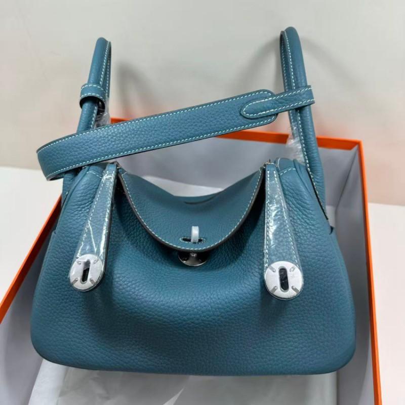 Semi-hand Wax Thread Bag TC Leather Doctor Womens Commuter Stainless Steel Hardware
