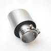 1piece of 304 Stainless Steel 2inch2.5inch3inch Muffler Tailpipe or Car Modified Exhaust Pipe, Single Sandblasted Beveled Edge