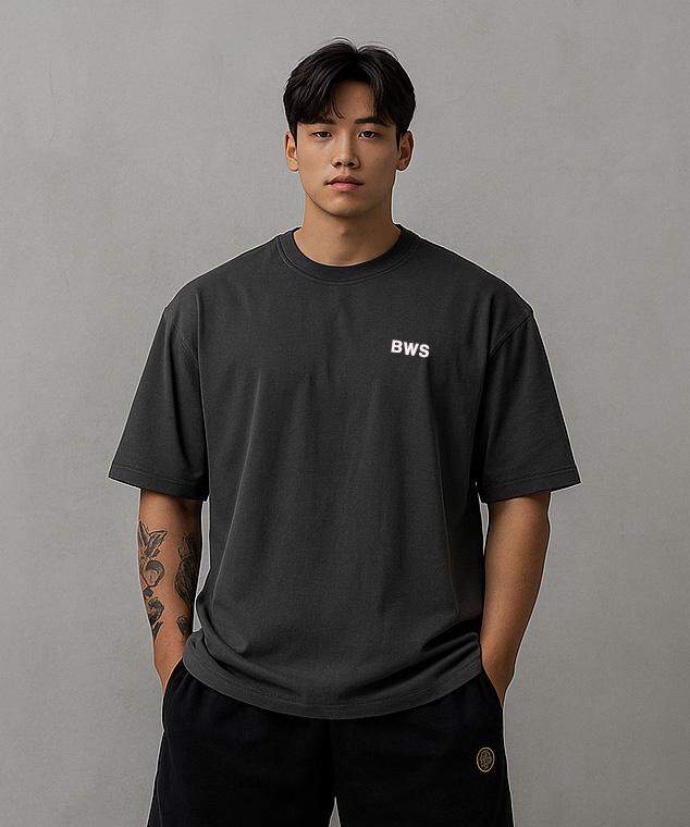 Babel Works Heavyweight Cotton Pigment Oversized Fit Black Navy/2 (L)