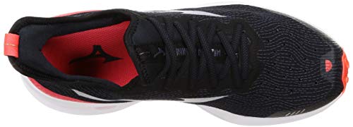 Mizuno Wave Rider NEO Men's Running Shoes, Black and Red, Size 25.0 cm, 2E