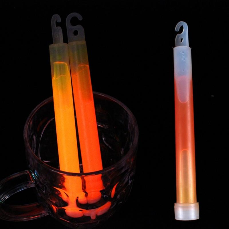 Knicklichter Leuchtstab 6 Zoll Knicklicht Notfall Chemisches Licht Überlebens-Leuchtstäbe mit 12 Stunden Leuchtdauer