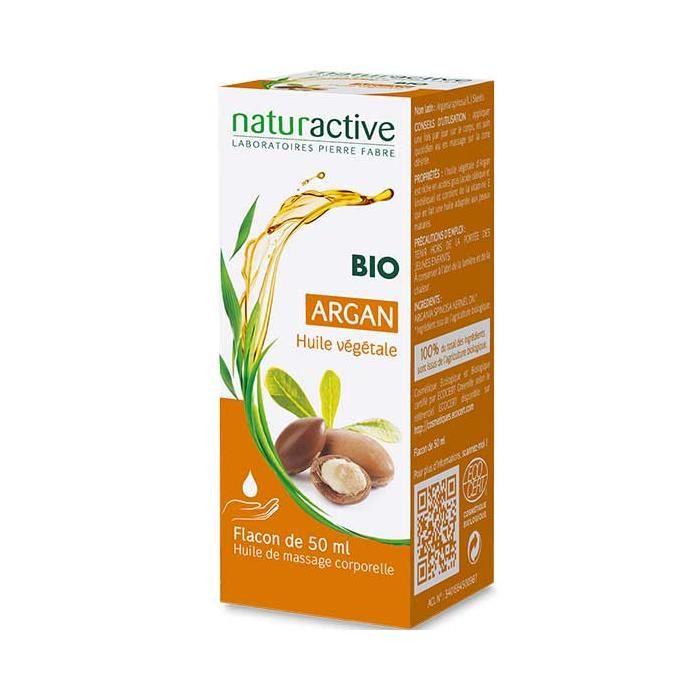 Huile Végétale Bio - Naturactive - Argan - 50ml - Vegan - Anti-âge