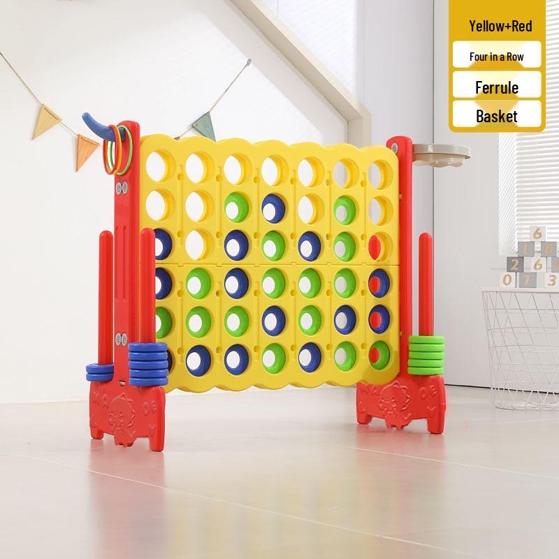 3D Four-in-a-Row Early Education Game: Educational Outdoor Chess for Kids