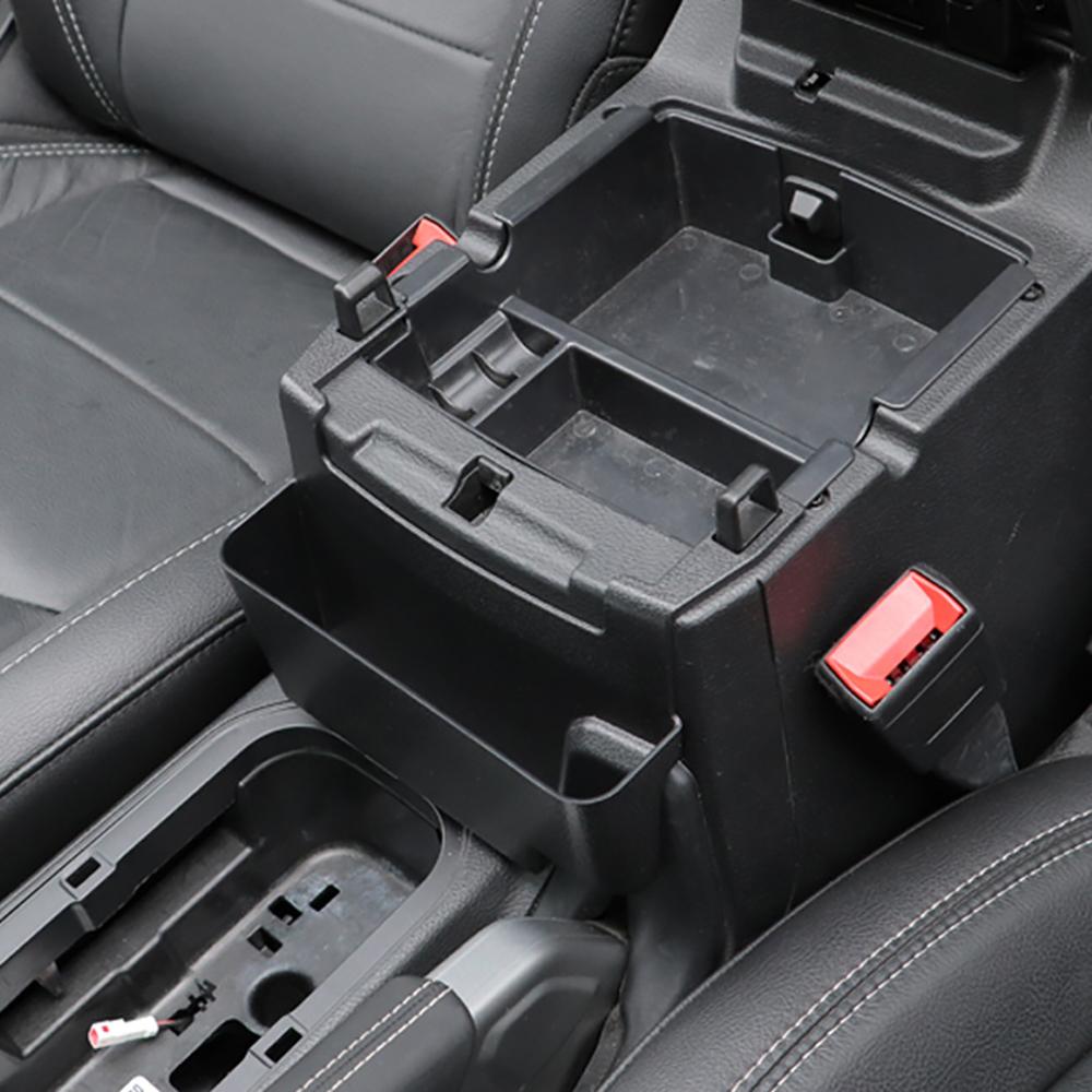 3pc Gear Shift Console Storage Box Co-Pilot Organizer For 18-22 Jeep Wrangler JL