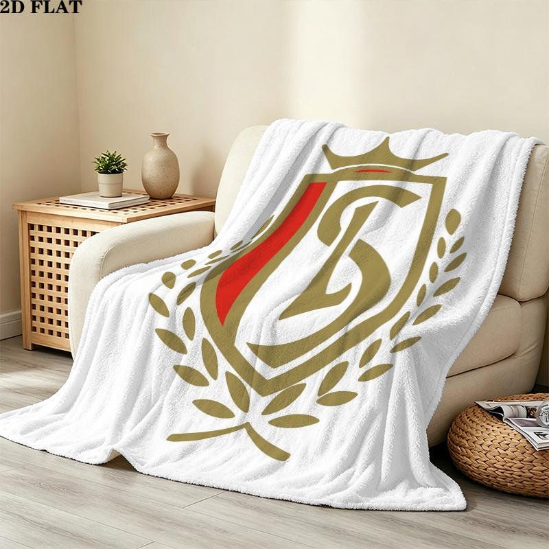 Standard De Lige Print Flannel Blanket, High Quality Comfortable for All Seasons, Home Decor, Warmth and Comfort, Perfect for Christmas Gifts