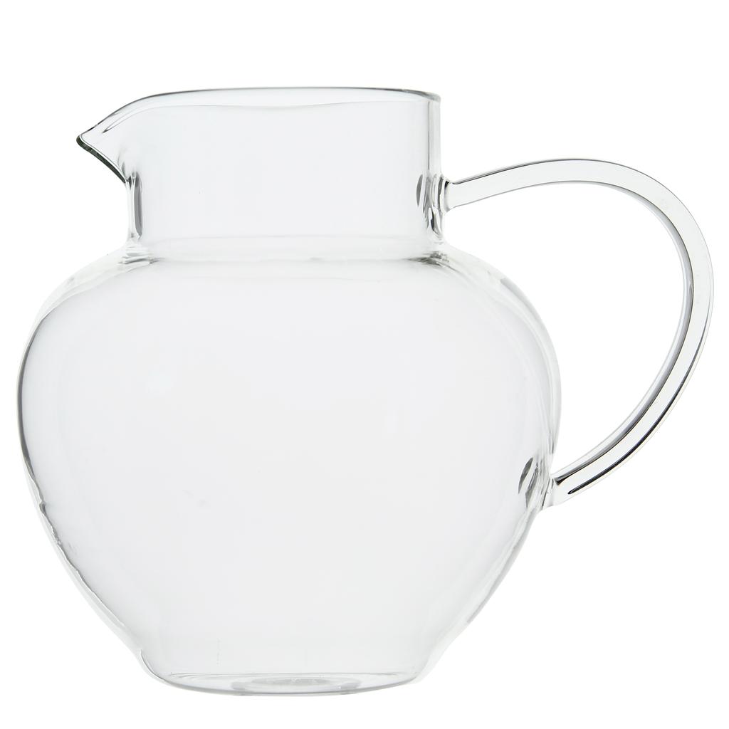 GLASS JUG FOR WATER JUICE TEA HOT 1L