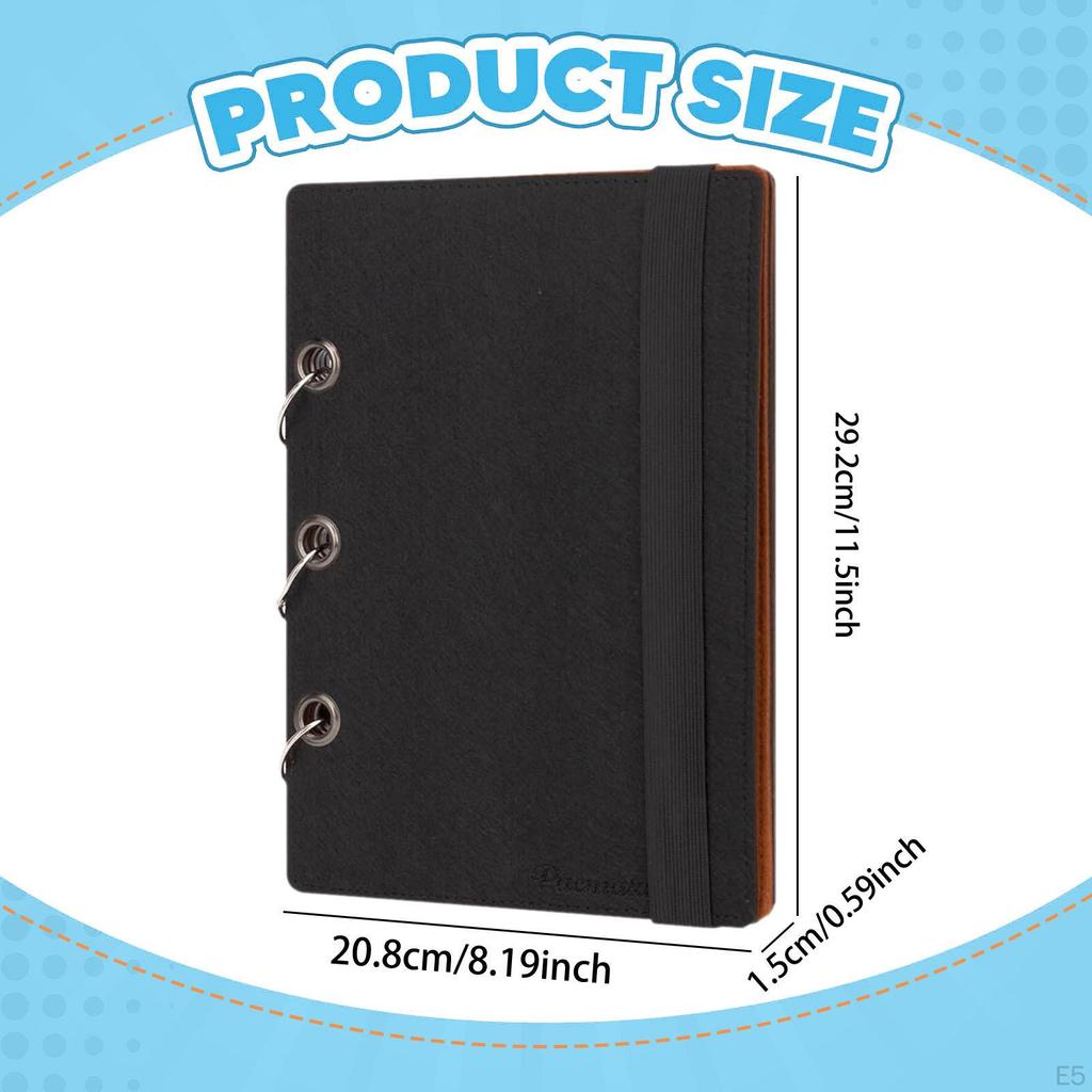 Enamel Pin Carrying Organizer Storage Binder Felt Material Multipurpose Flip Page Design