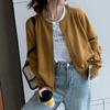 Giacca Cardigan Casual in Maglia Slim Fit alla Moda da Donna Autunno Manica Lunga Cardigan Maglione Top a Maglia Larga Maglioni Girocollo Vintage 25182